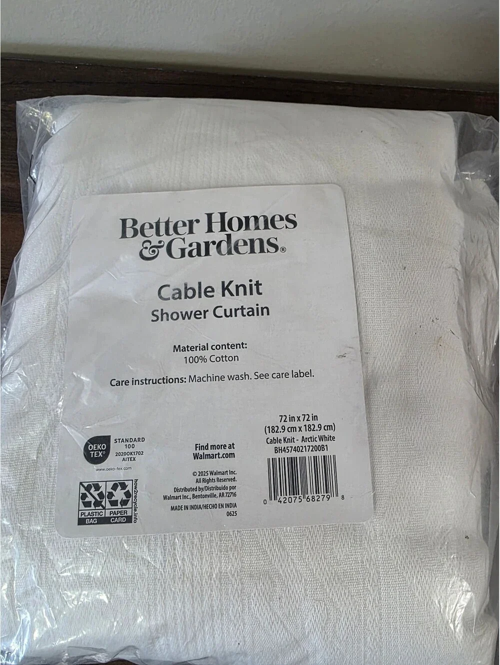 White Shower Curtain